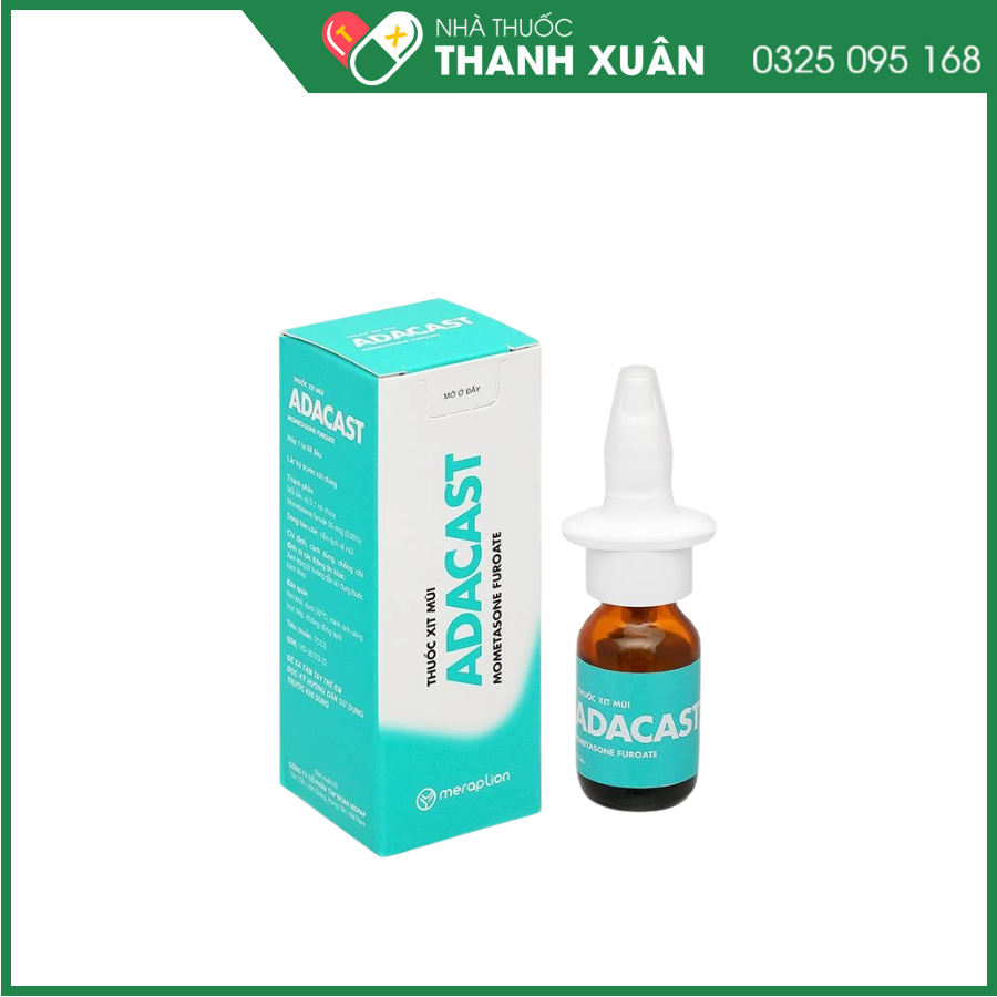 Thuốc xịt mũi Adacast điều trị triệu chứng viêm mũi theo mùa