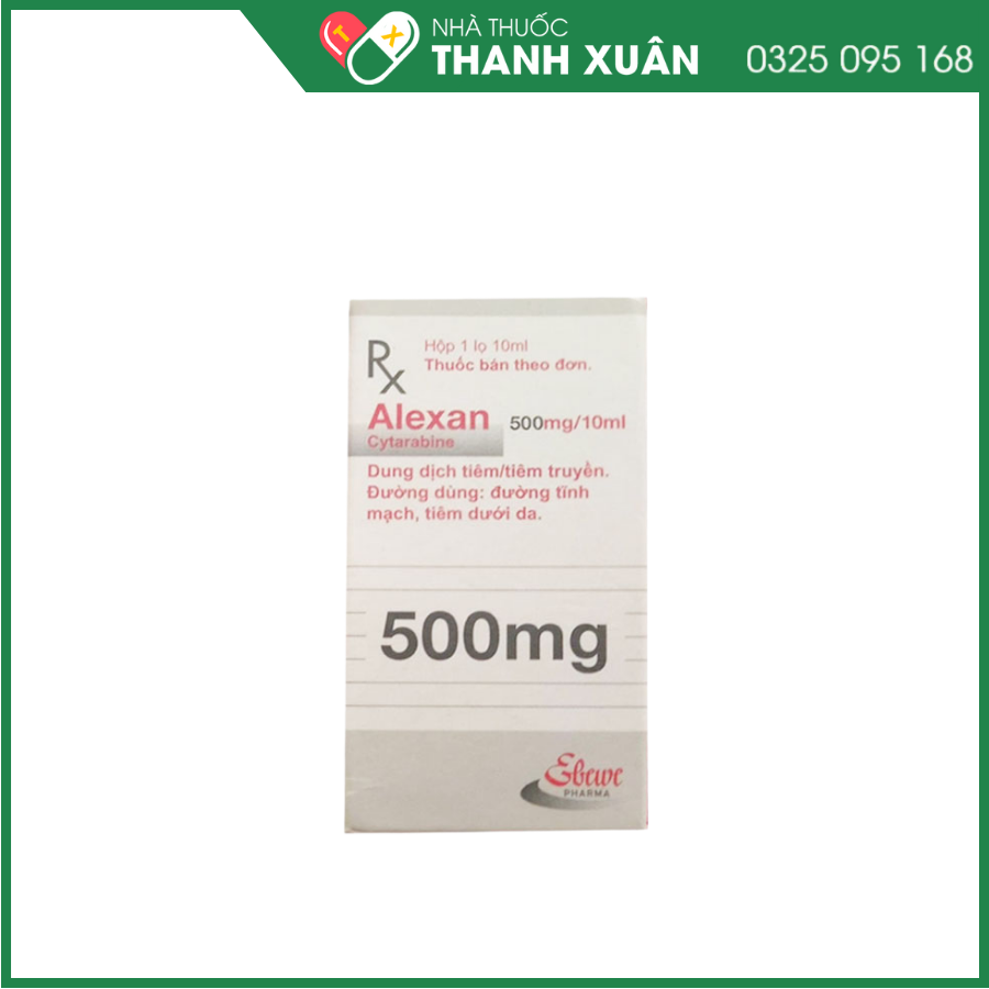 Alexan điều trị bạch cầu dòng hạt cấp