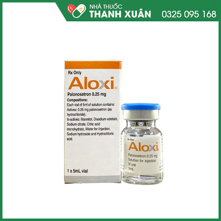 Aloxi 0,25mg thuốc phòng ngừa buồn nôn do hóa trị ung thư hoặc sau phẫu thuật