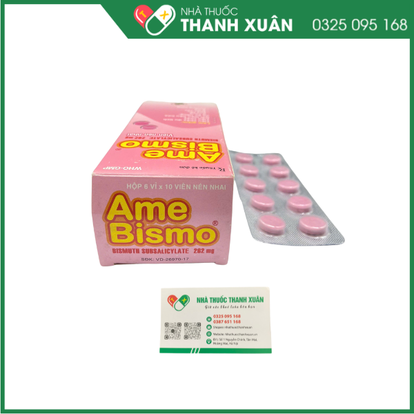 Viên nhai Amebismo làm giảm khó chịu dạ dày, ăn không tiêu