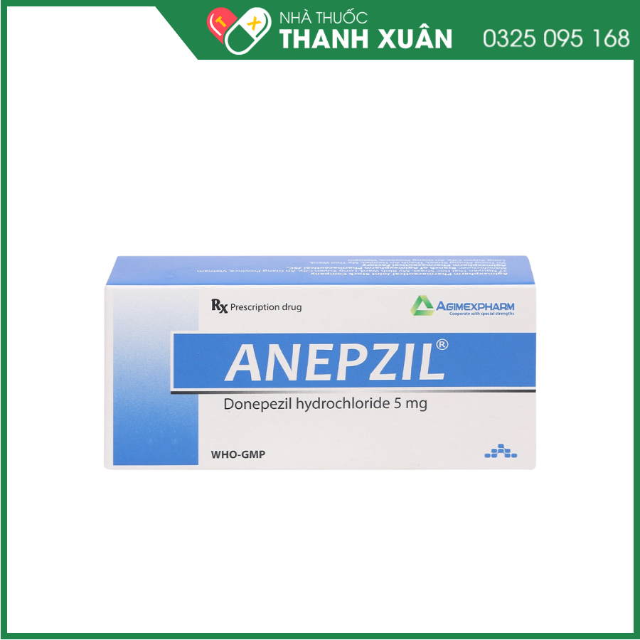Anepzil điều trị triệu chứng suy giảm trí nhớ