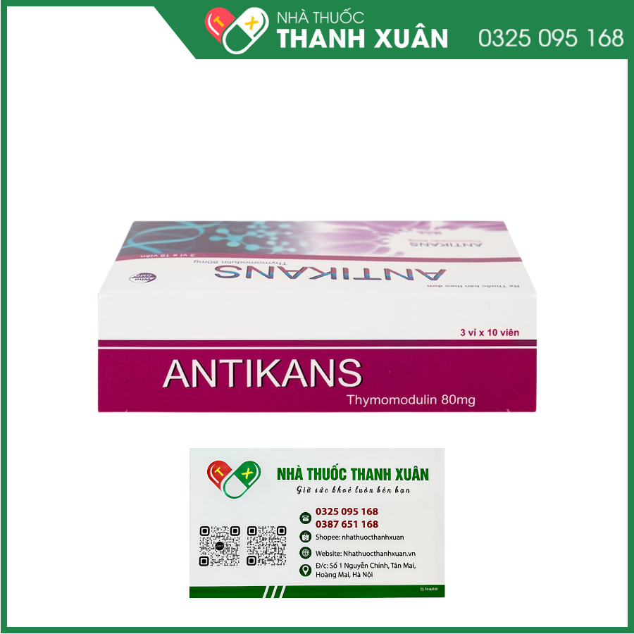 Antikans hỗ trợ tăng cường hệ miễn dịch