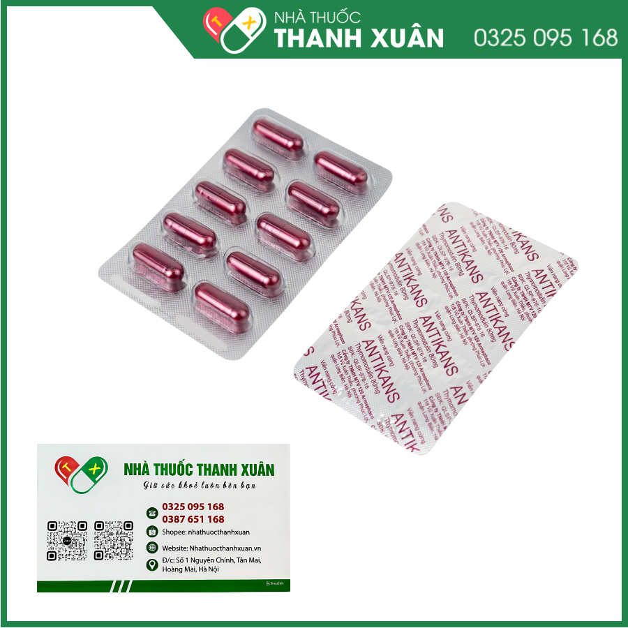 Antikans hỗ trợ tăng cường hệ miễn dịch