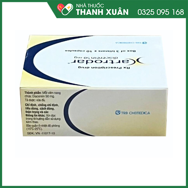 Artrodar trị thoái hóa xương khớp