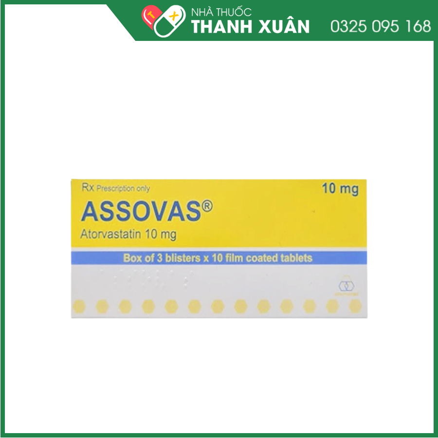 Assovas điều trị tăng cholesterol máu và phòng ngừa các biến cố về tim mạch