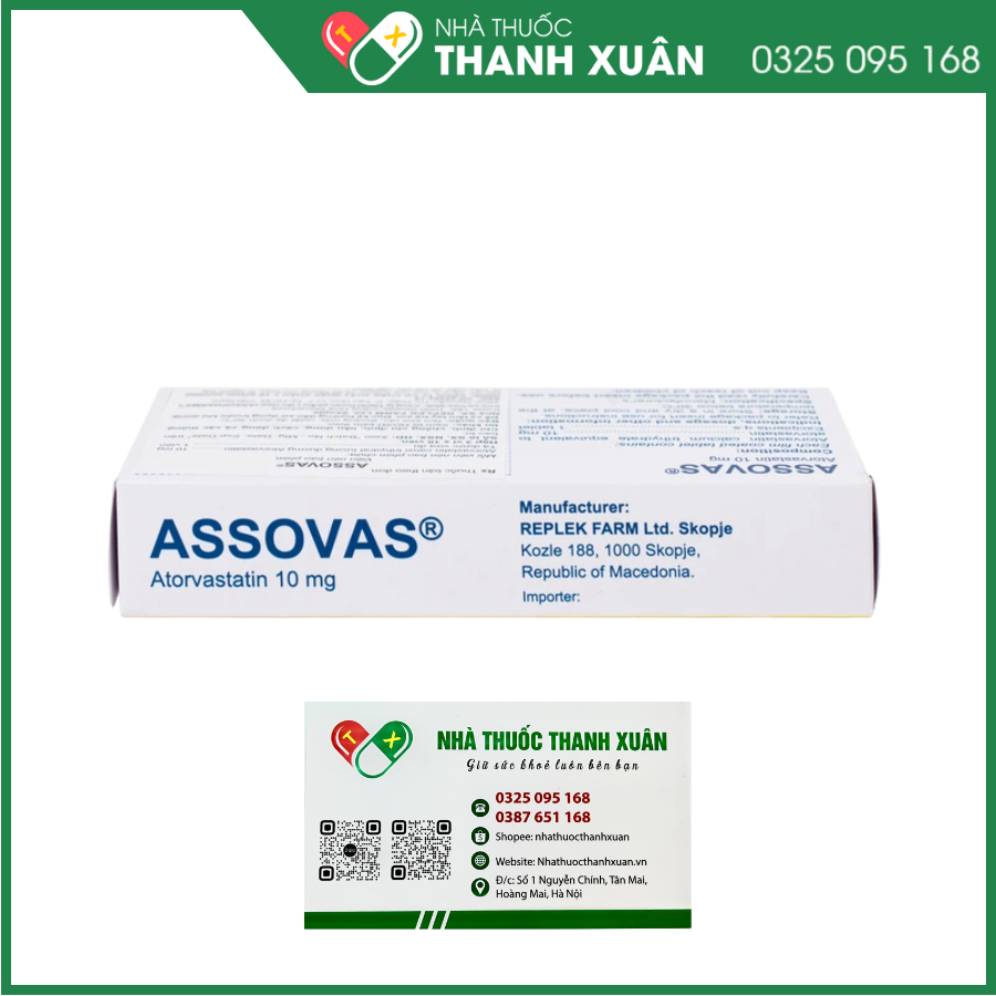 Assovas điều trị tăng cholesterol máu và phòng ngừa các biến cố về tim mạch