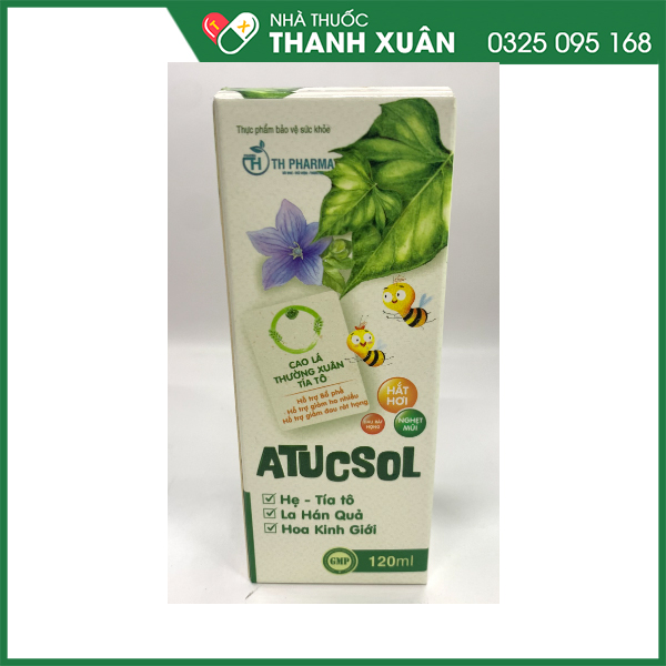 Siro Atucsol - bổ phế, giảm ho hiệu quả