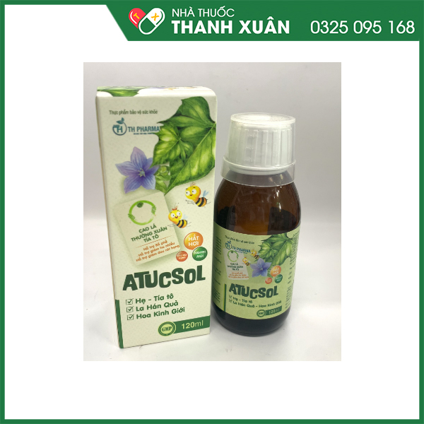 Siro Atucsol - bổ phế, giảm ho hiệu quả
