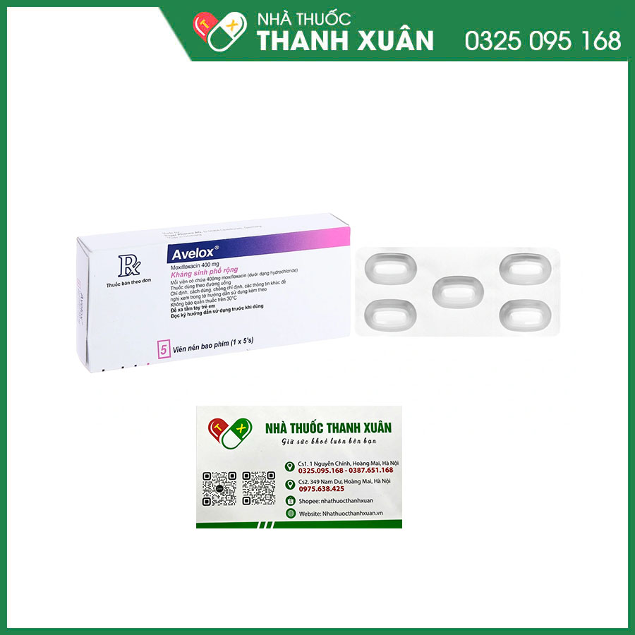 Avelox thuốc kháng sinh điều trị nhiễm khuẩn