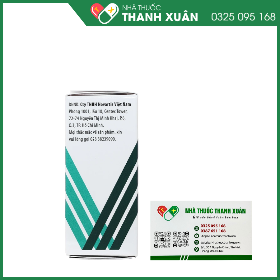 Hỗn dịch nhỏ mắt Azopt 1% điều trị tăng nhãn áp nội nhãn