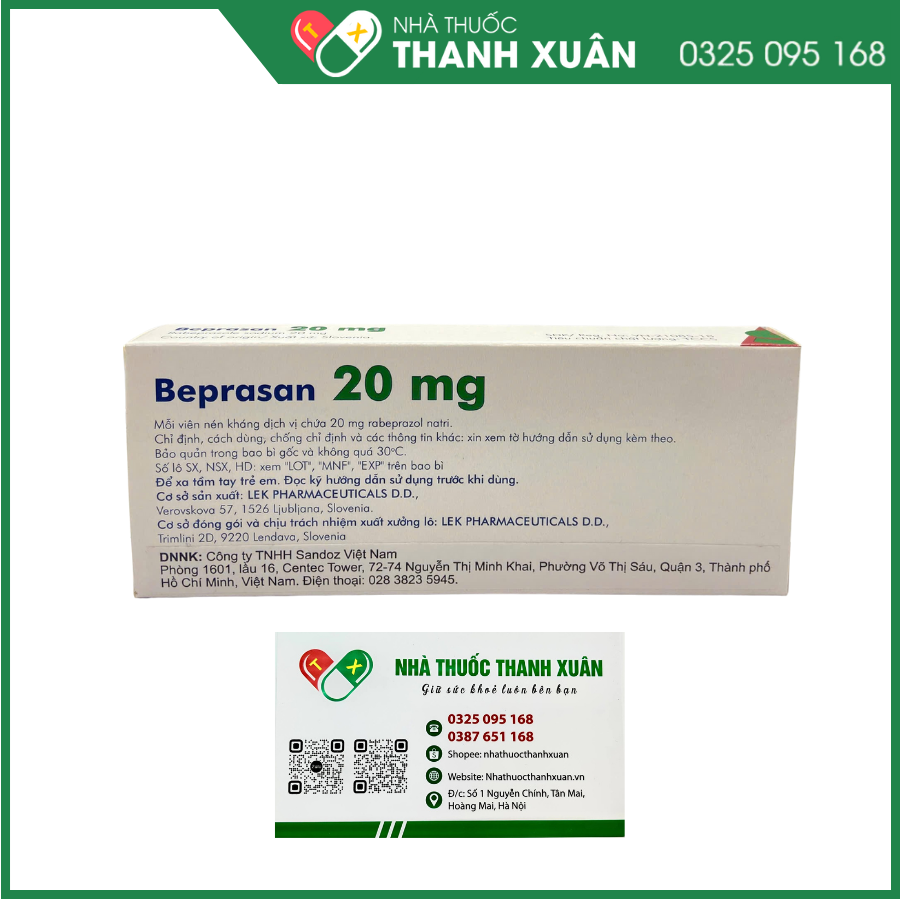 Beprasan trị loét dạ dày, tá tràng