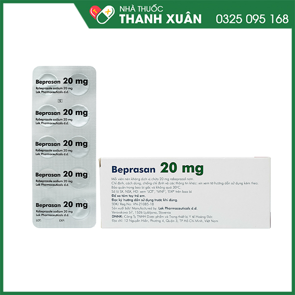 Beprasan trị loét dạ dày, tá tràng