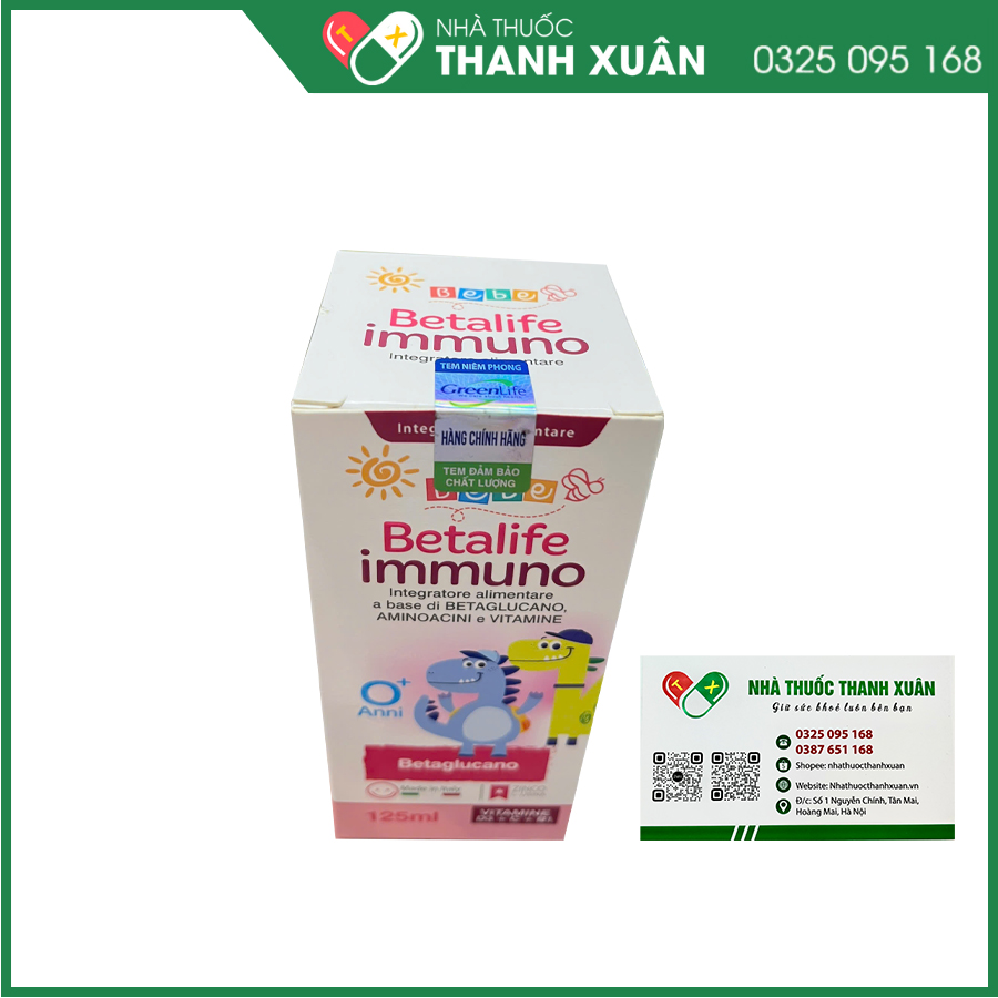 Betalife Immuno giúp hỗ trợ tăng cường sức đề kháng, hỗ trợ ăn ngon