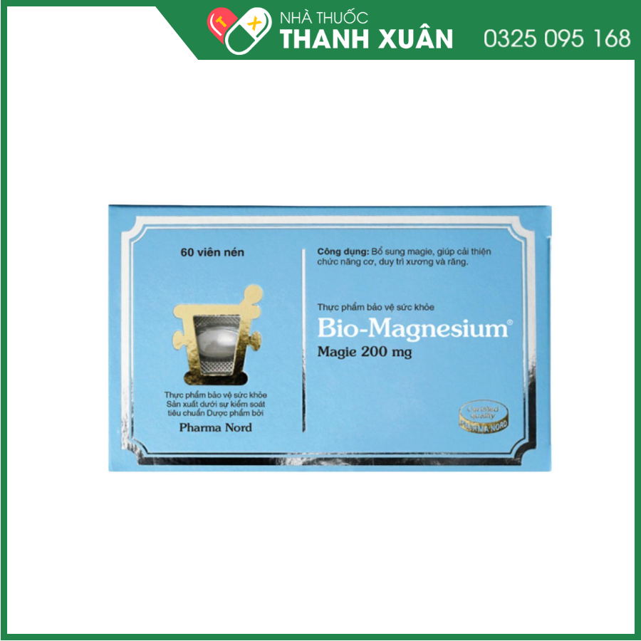 Bio-Magnesium giúp bổ sung Magie, hỗ trợ cải thiện cơ-xương-răng