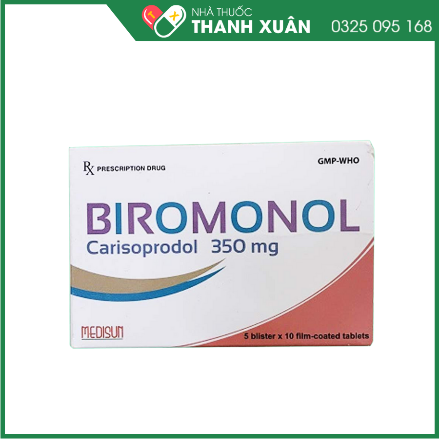 Biromonol giảm đau xương khớp cấp tính ở người lớn