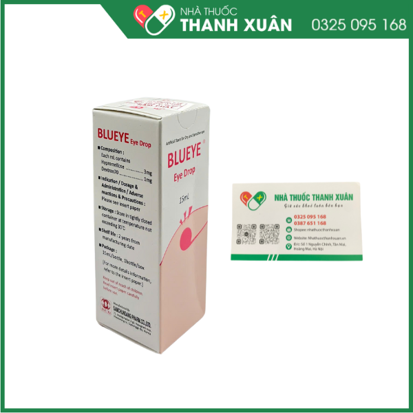 Blueye điều trị chứng khô mắt, mỏi mắt