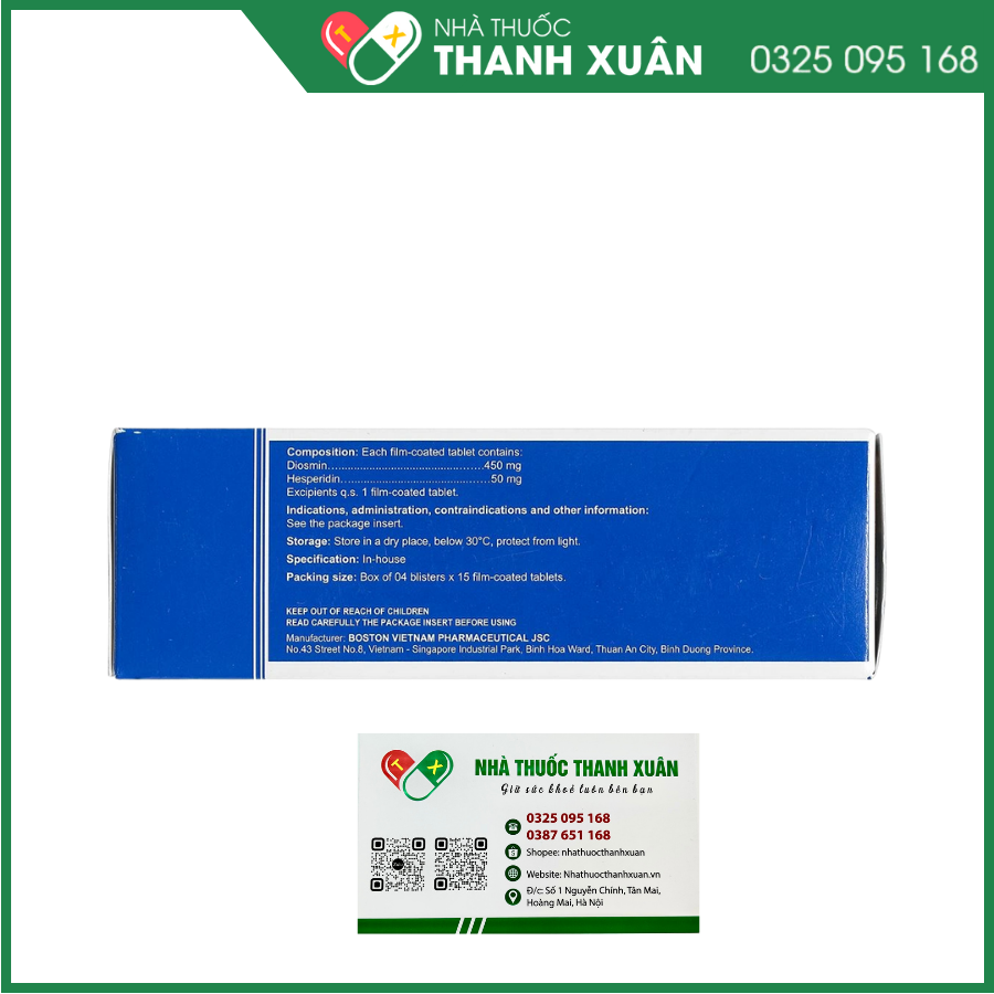 Bosflon điều trị suy tĩnh mạch - mạch bạch huyết, trĩ cấp