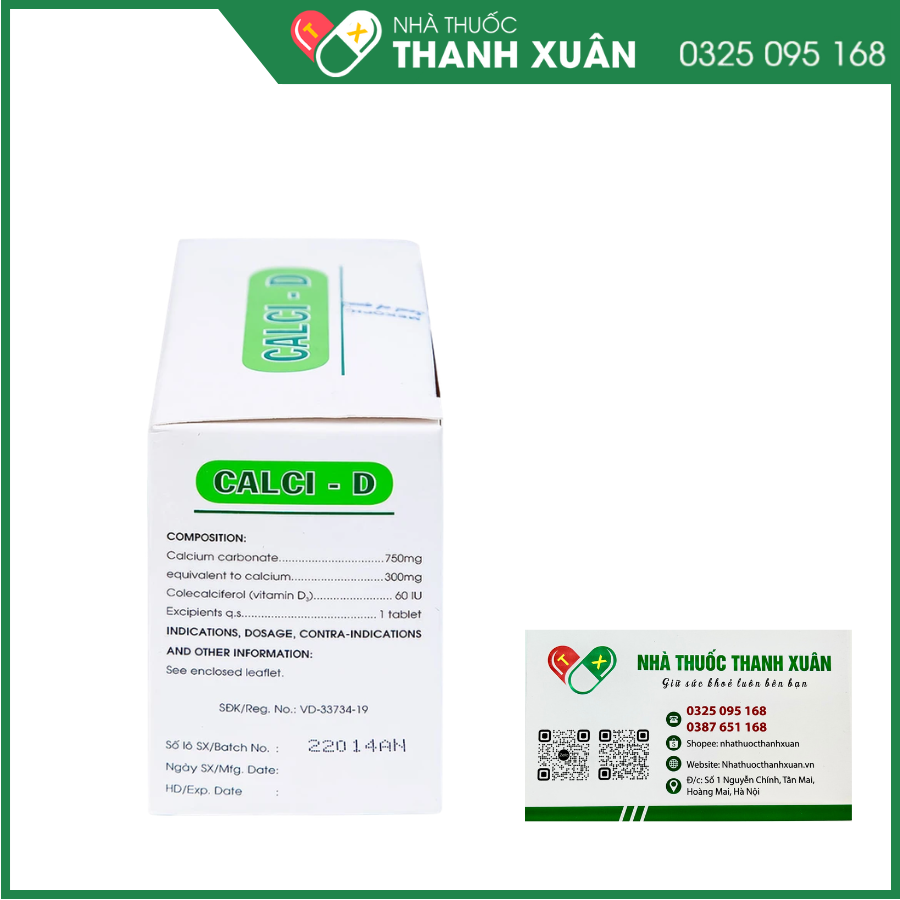 Thuốc Calci - D Mekophar giúp bổ sung calci