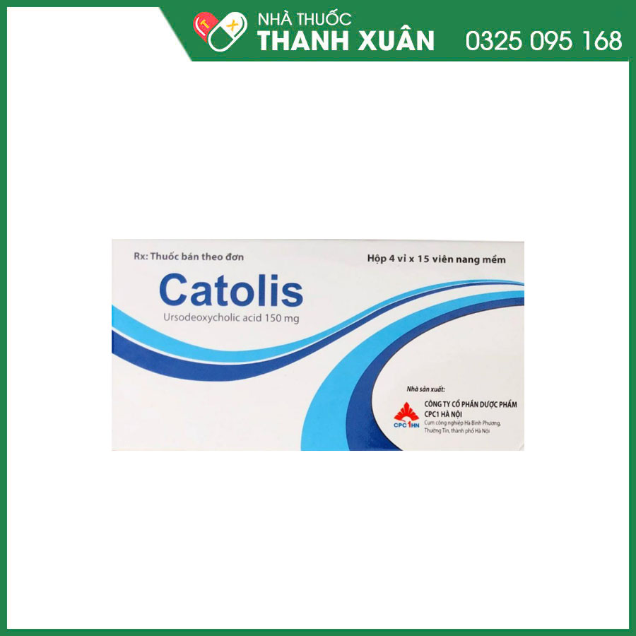 Catolis điều trị sỏi mật do cholesterol, xơ gan, viêm mật xơ cứng