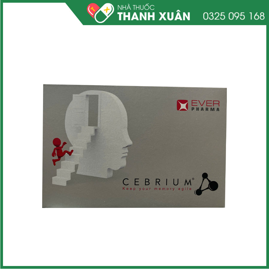 CEBRIUM giúp tăng cường và cải thiện trí nhớ, bảo vệ tế bào thần kinh