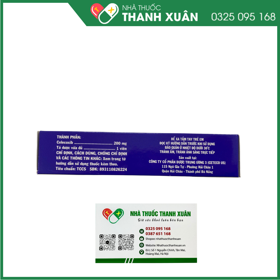 Cenmopen giảm đau, kháng viêm xương khớp