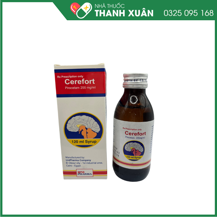 Cerefort 200mg Hộp 120ml - Thuốc Điều Trị Triệu Chứng Chóng Mặt