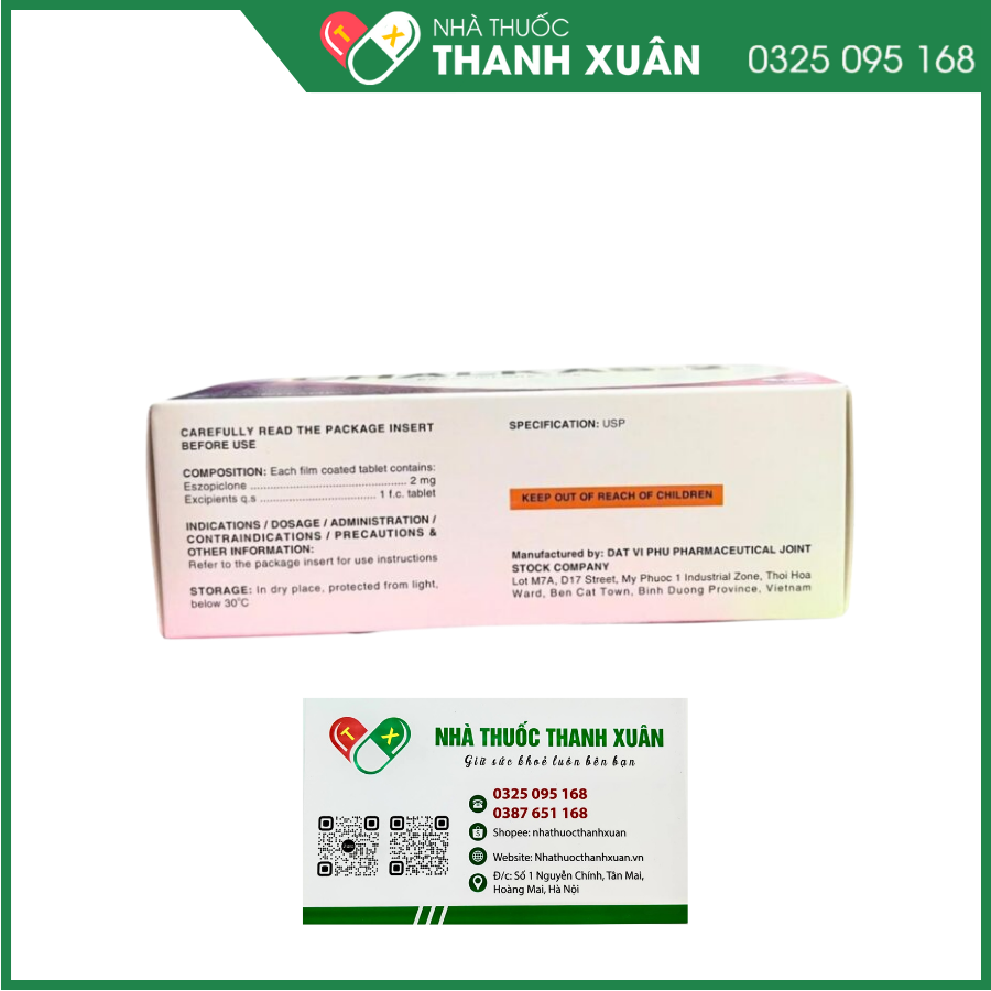 Chalkas-2 điều trị chứng mất ngủ
