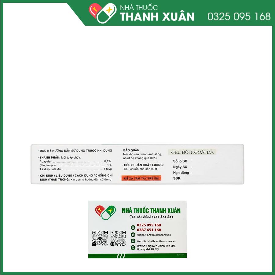 Ciacca điều trị tình trạng da bị mụn trứng cá nhẹ đến vừa