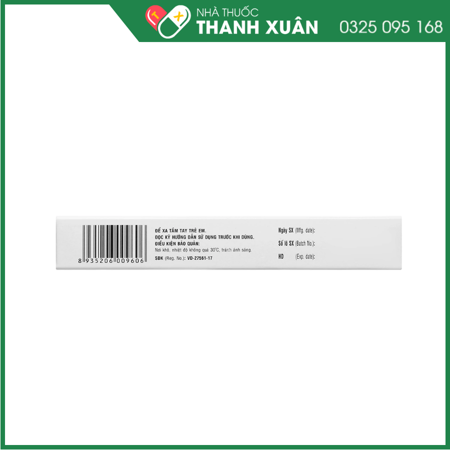 Clabact 500 mg thuốc điều trị nhiễm khuẩn hô hấp, da và đau dạ dày do vi khuẩn HP