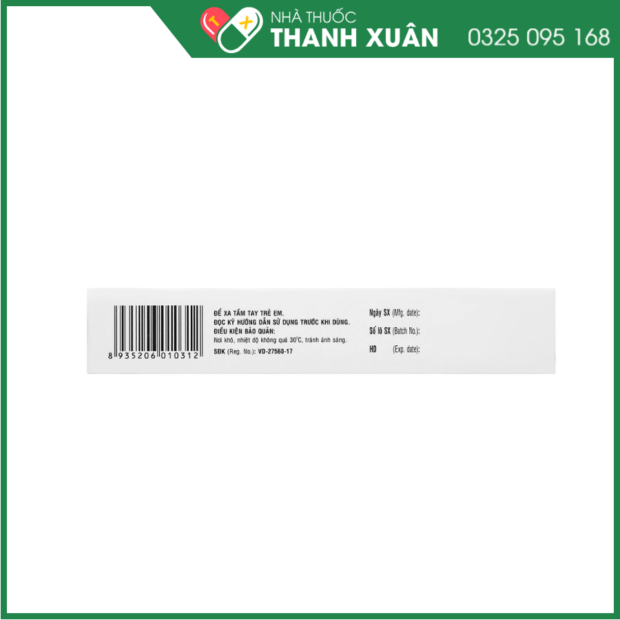 Clabact 250 mg thuốc điều trị nhiễm khuẩn hô hấp, da và đau dạ dày do vi khuẩn HP