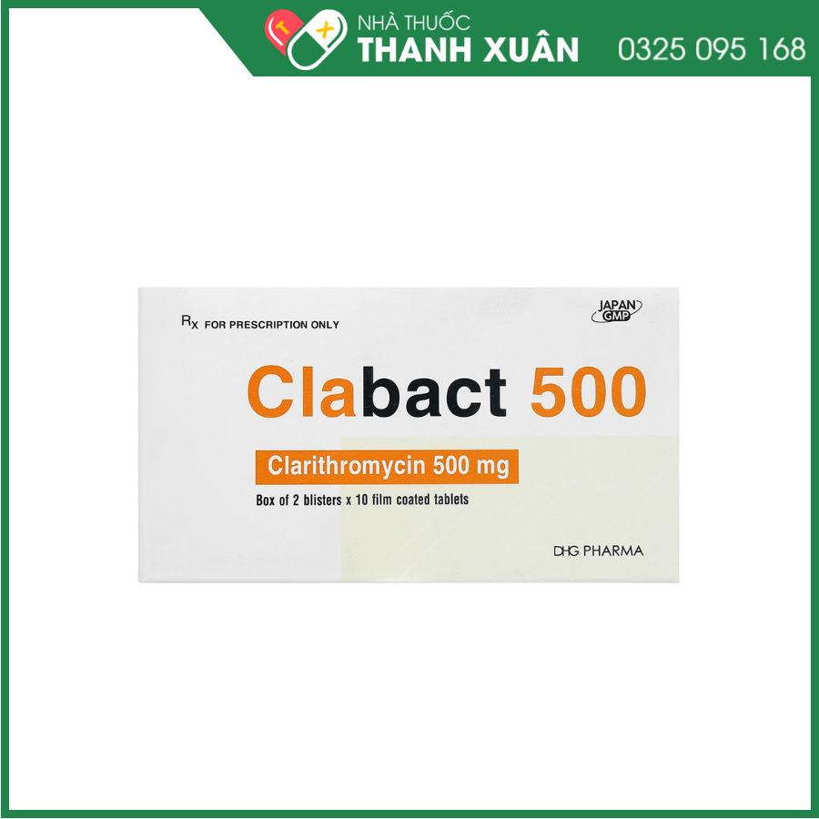 Clabact 500 điều trị nhiễm khuẩn