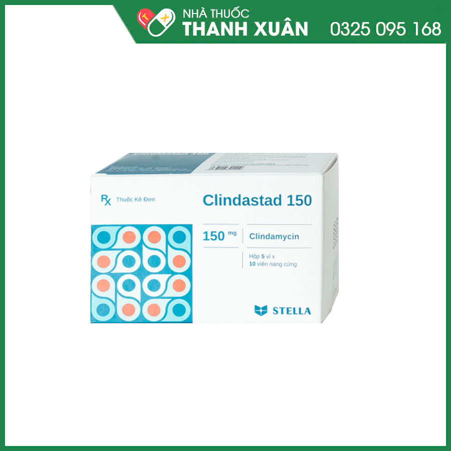 Clindastad 150 thuốc kháng sinh điều trị các chứng nhiễm khuẩn