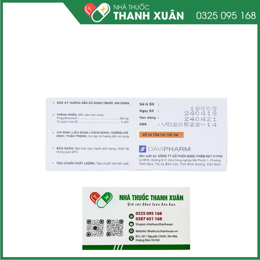 Clonafos 50mg điều trị bệnh lý tuyến giáp