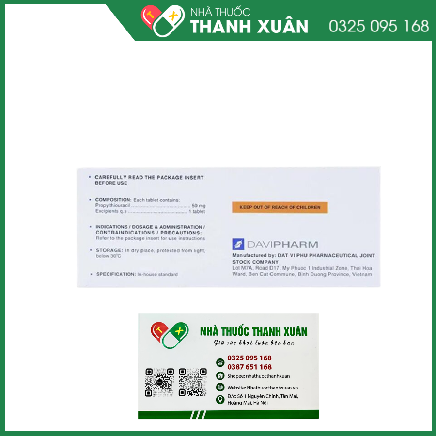 Clonafos 50mg điều trị bệnh lý tuyến giáp