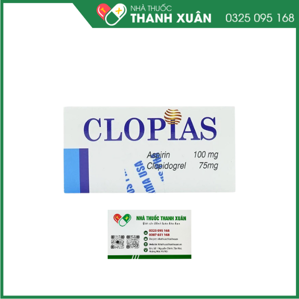 Clopias phòng ngừa các biến cố xơ vữa huyết khối