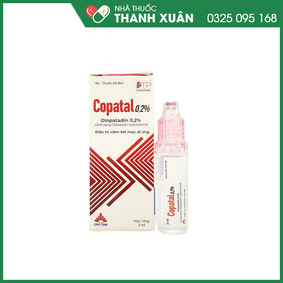 Copatal 0.2% giúp phòng ngừa và điều trị các triệu chứng và dấu hiệu ở mắt của bệnh viêm kết mạc dị ứng
