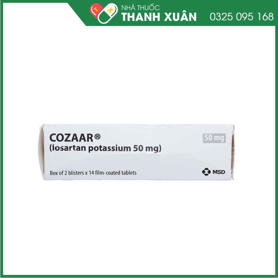 Cozaar  50mg thuốc điều trị tăng huyết áp