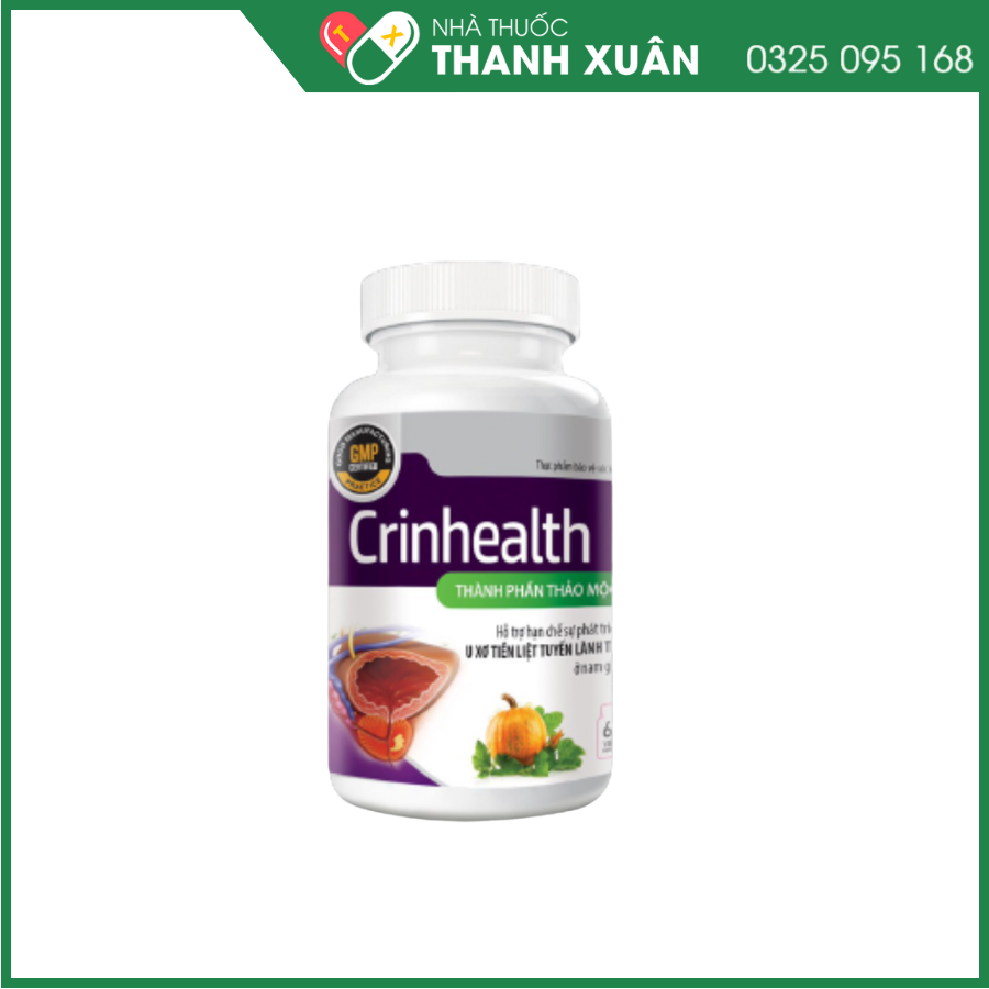Crinhealth - Hỗ trợ điều trị u xơ tiền liệt tuyến lành tính