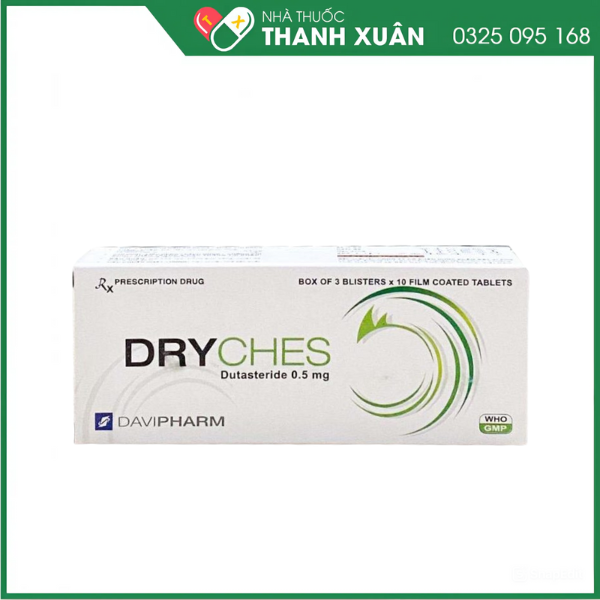 DRYCHES điều trị triệu chứng vừa đến nặng của tăng sản tuyến tiền liệt lành tính