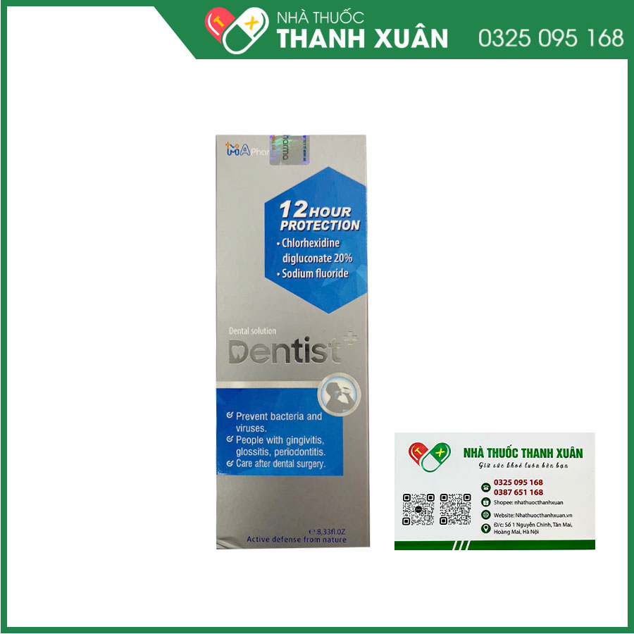 Dung dịch nha khoa Dentist giúp chắc lợi, răng bền