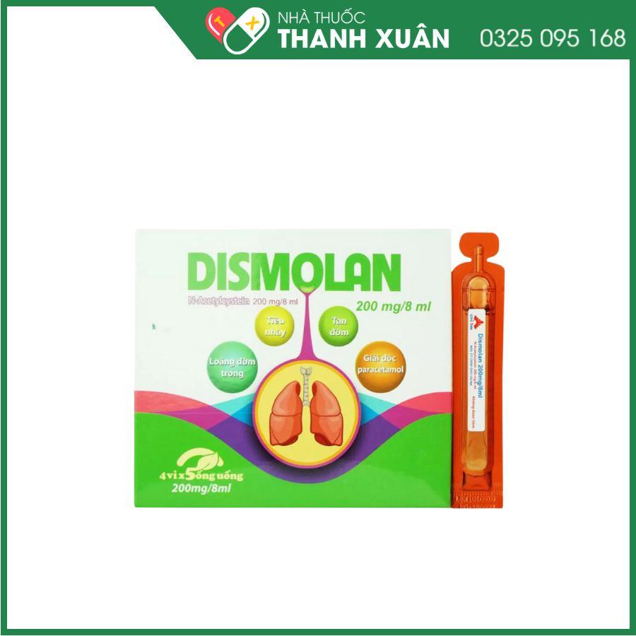 Dismolann - Thuốc điều trị ho có đờm