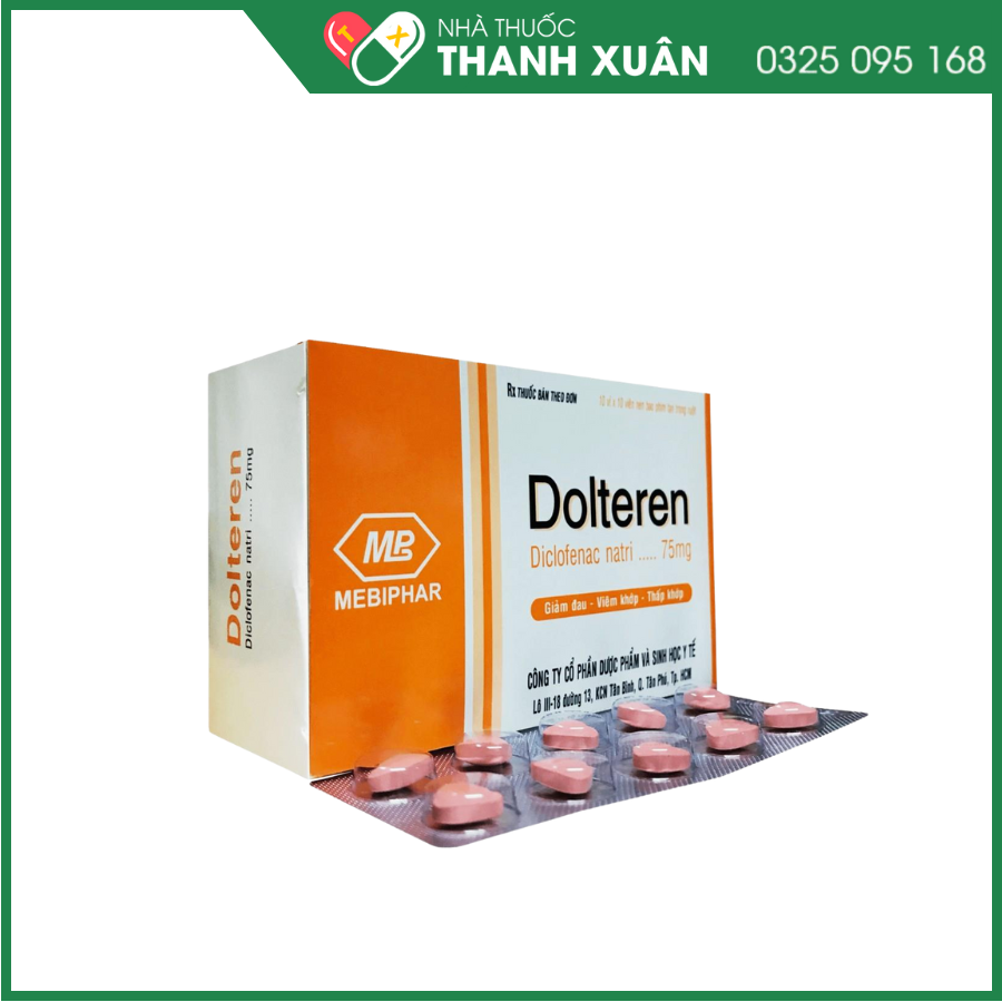 Dolteren điều trị viêm khớp mạn, thoái hóa khớp