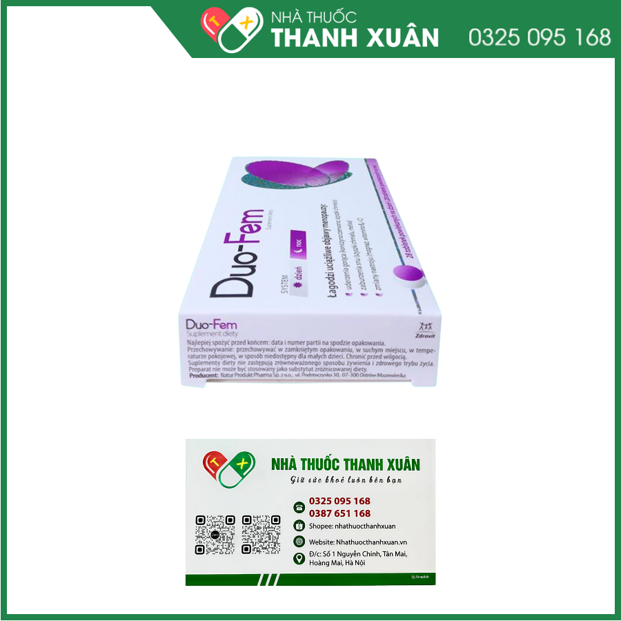 Viên uống Duo-Fem hỗ trợ cải thiện nội tiết tố nữ