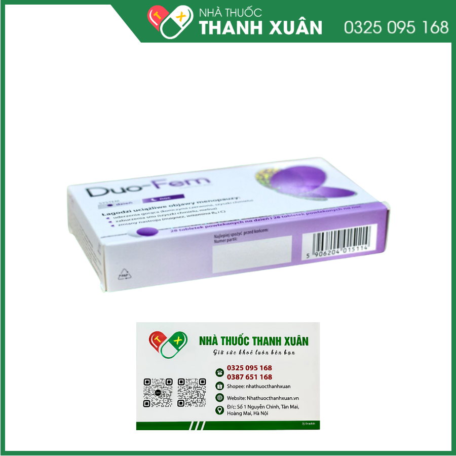 Viên uống Duo-Fem hỗ trợ cải thiện nội tiết tố nữ