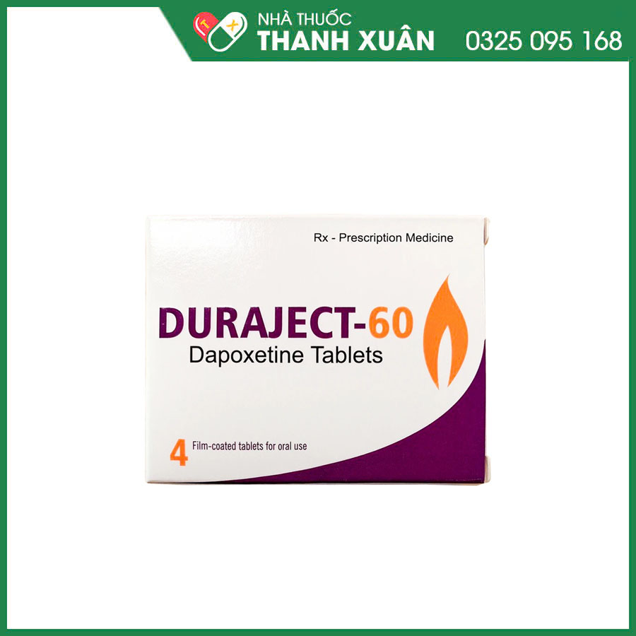 Duraject-60 thuốc điều trị xuất tinh sớm và kiểm soát hiện tượng xuất tinh