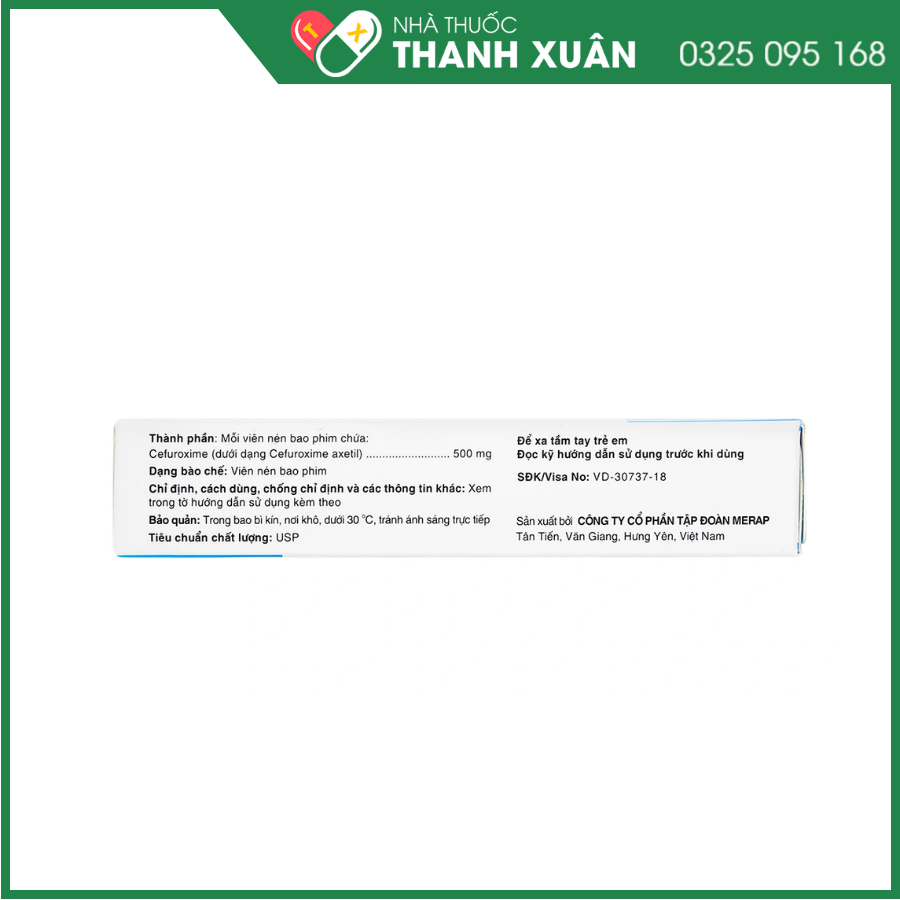 Efodyl 500mg điều trị nhiễm khuẩn