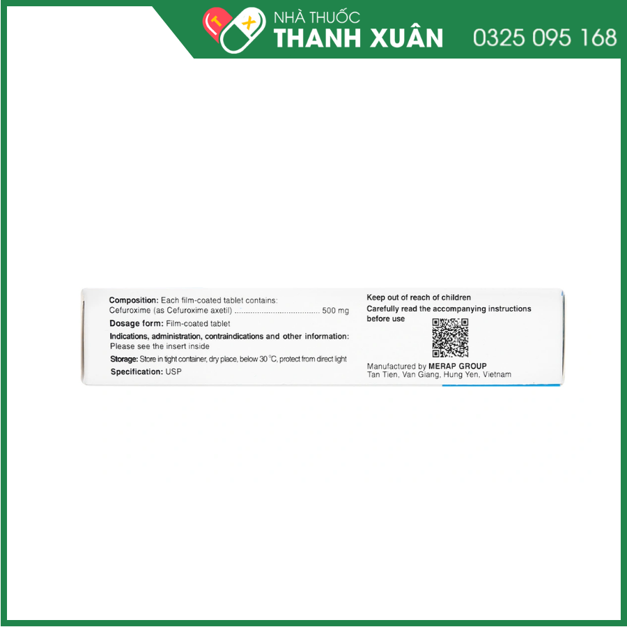 Efodyl 500mg điều trị nhiễm khuẩn