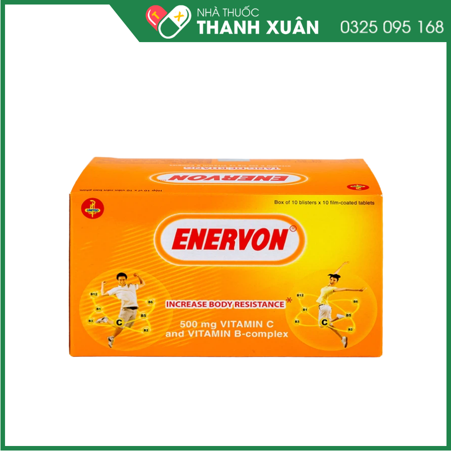 Enervon tăng đề kháng bổ sung vitamin C và vitamin B-complex