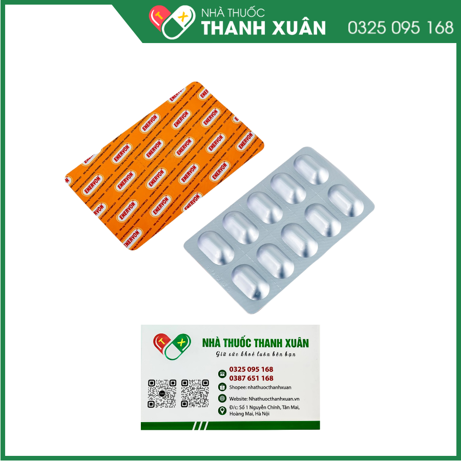 Enervon tăng đề kháng bổ sung vitamin C và vitamin B-complex