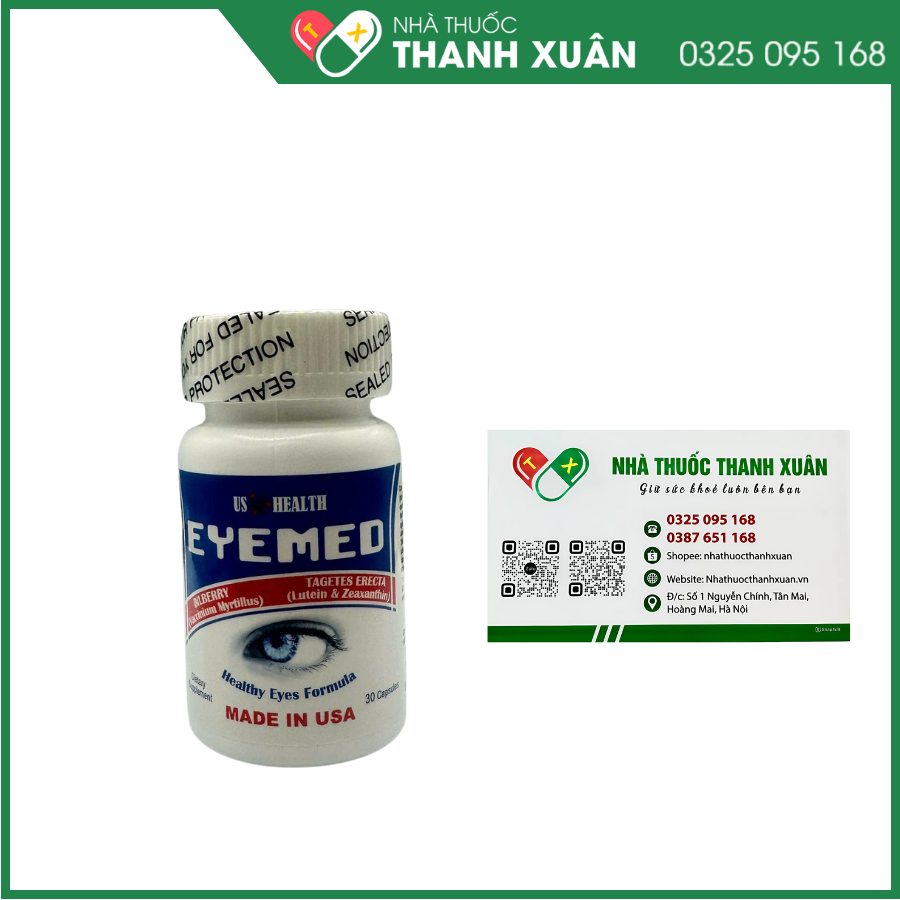 Eyemed hỗ trợ điều trị các vấn đề về mắt